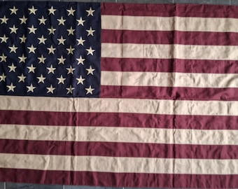 United States of America USA Fully Sewn Large Cotton Flag - 150cm x 100cm