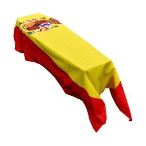 Spain State Coffin Drape Flag - Quick Dispatch