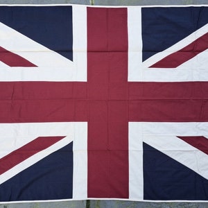 United Kingdom Union Jack Fully Sewn Cotton Flag - 250cm x 127cm