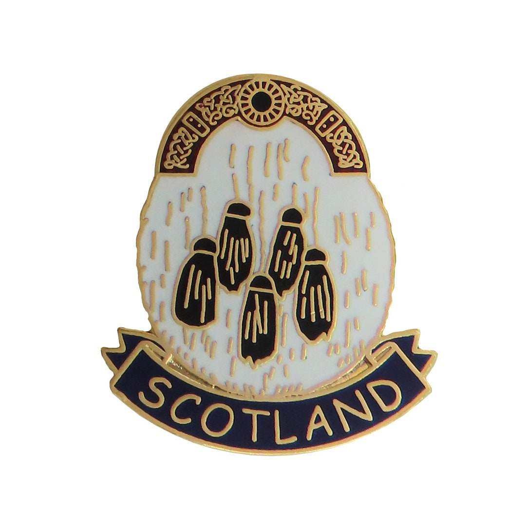 Scotland Rugby Union Pin Scotland Sporran Pin Badge - Etsy
