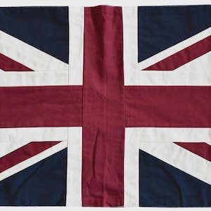 United Kingdom UK Union Jack Fully Sewn Cotton Flag - 100cm x 50cm