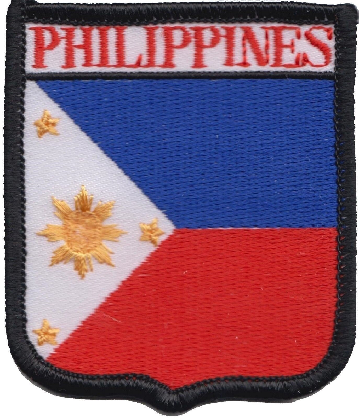 Philippines Flag Embroidered Patch