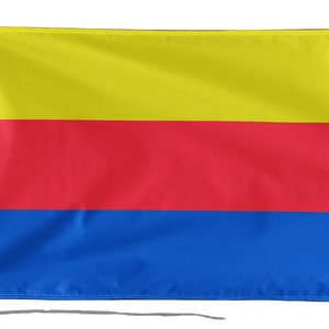 Noord-Holland Flag with Eyelets or Rope and Toggle - Hand Made in the UK