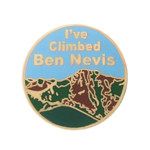 I've Climbed Ben Nevis Pin Badge