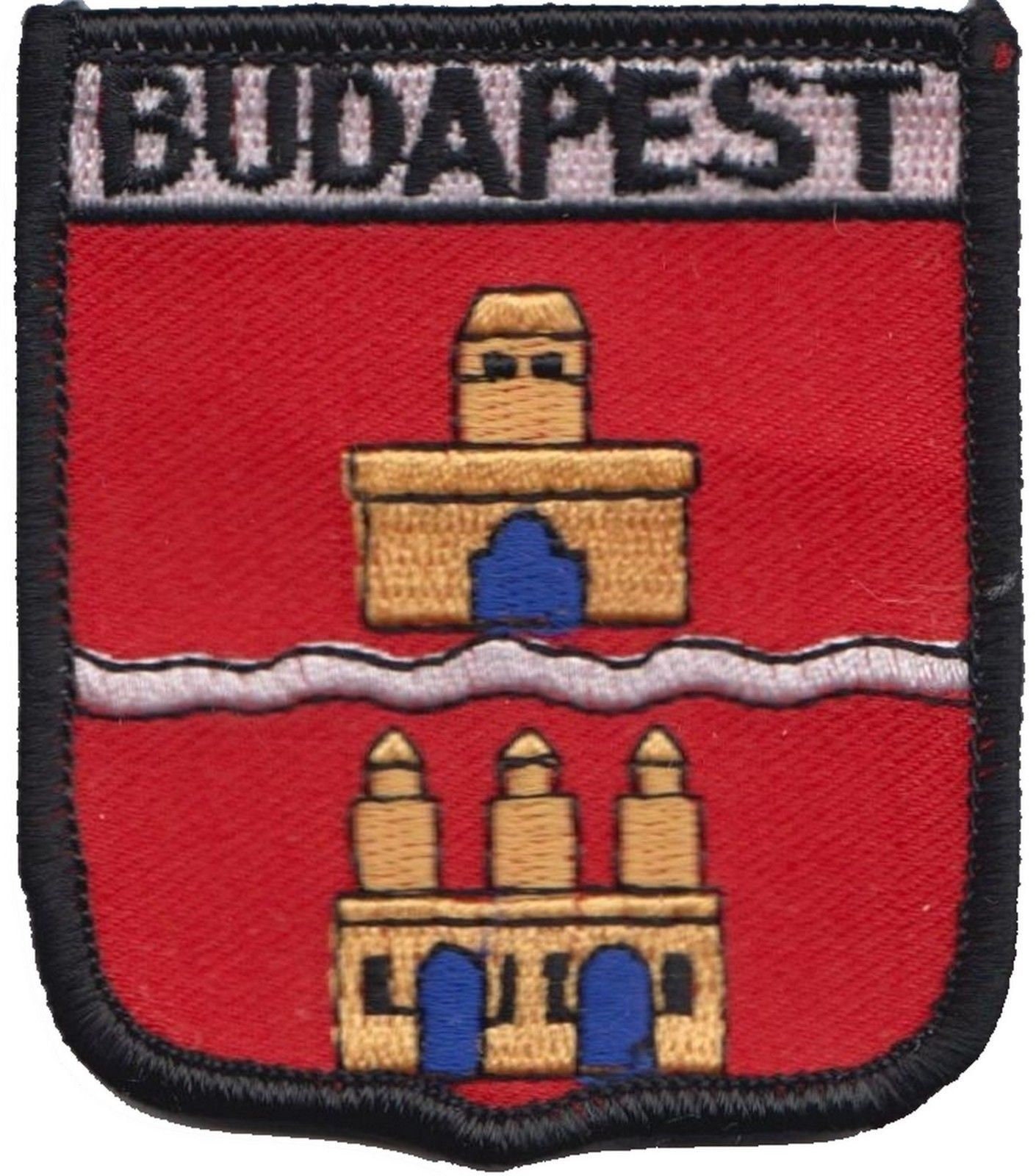 Budapest Hungary Coat Of Arms Patch – Thermal Sticker / Embroidery Broidery Print