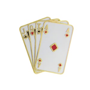 Playing Cards Pin Badge