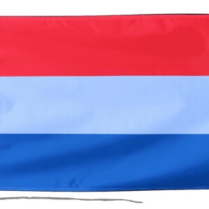 Netherlands Flag with Eyelets or Rope and Toggle - Hand Made in the UK