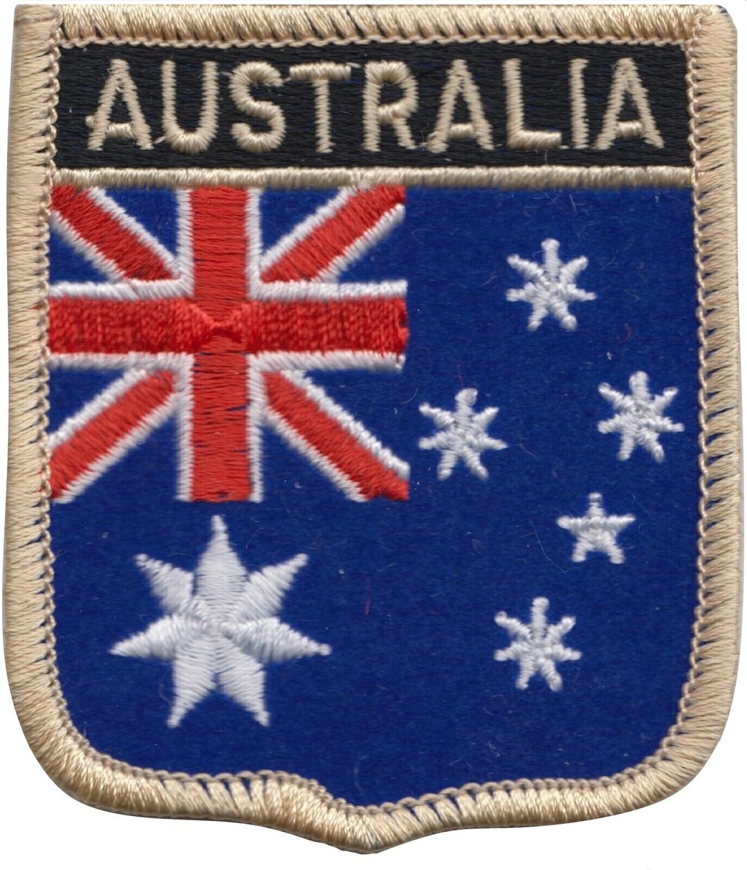 Australia Flag Embroidered Patch - Etsy