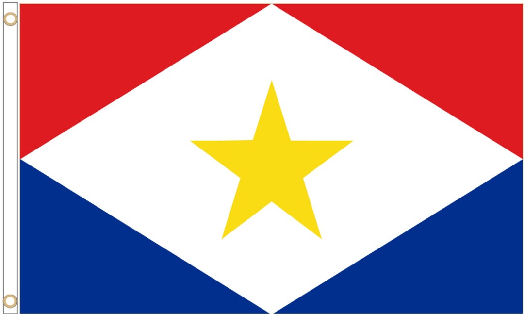 Saba Niederlande 5'x3' Flagge - Etsy Österreich