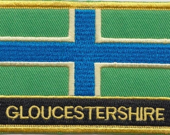 6x Vinyl-Aufkleber Gloucestershire Flagge England – Ca. 4,1 X 2,8 Cm, Wetterfest, Für Auto, Helm & Fenster
