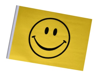 Happy Face Small Arts & Crafts Flag