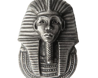 Tutankhamun Pewter Brooch - Hand Made in the United Kingdom