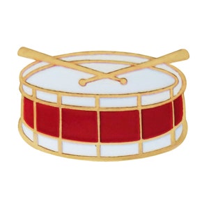 Snare Drum Pin Badge
