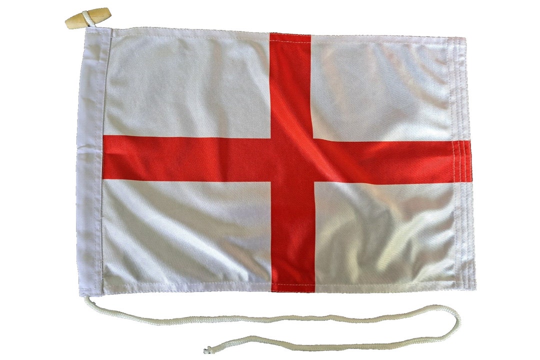 England St. George's Cross Boat Flag With Rope and Toggle - Exclusive ...