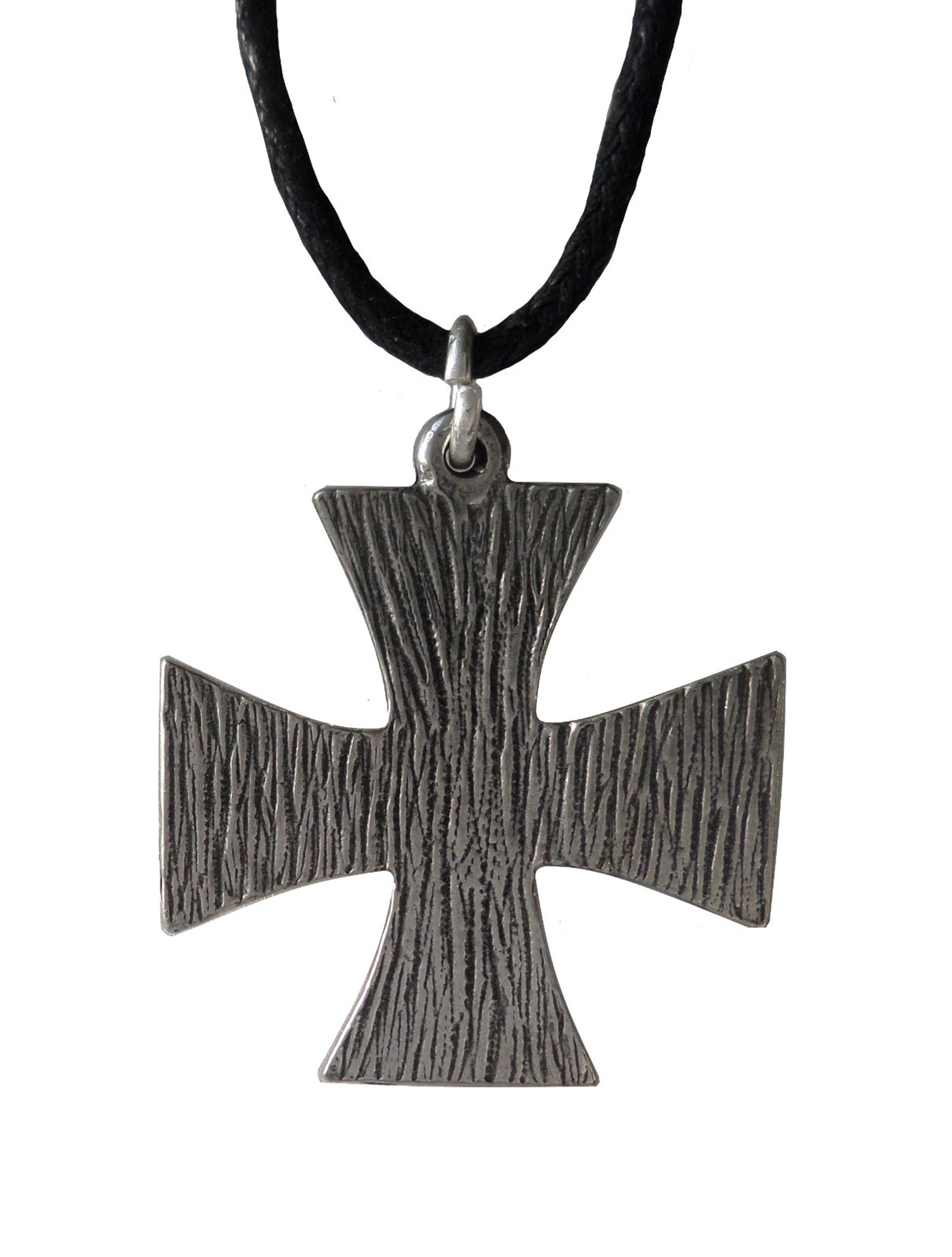 Knights Templar Cross-pattée Masonic Freemasonry Pewter & Black Enamel ...