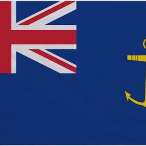 Royal Fleet Auxiliary Blue Ensign 5'x3' Flag - EXCLUSIVE
