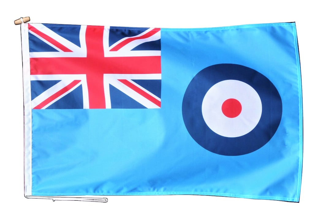Royal Air Force RAF Flag Hand Made in the UK Various Sizes Etsy