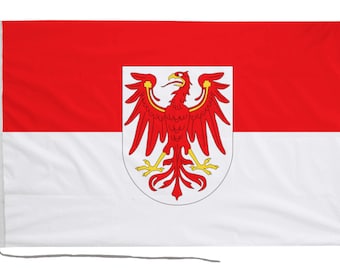 KÖNIGSBANNER Brandenburg Flagge 20x30cm – Zertifizierte Landesflagge Aus Deutscher Manufaktur