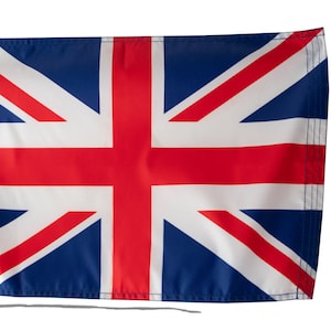United Kingdom UK Union Jack Boat Flag With Rope and Toggle - Exclusive ...