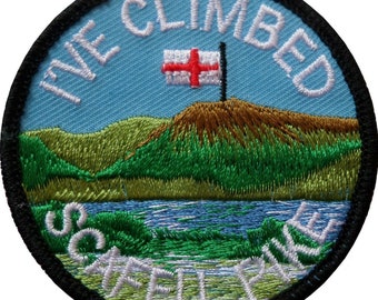 I've Climbed Scafell Pike Cumbria Embroidered Patch