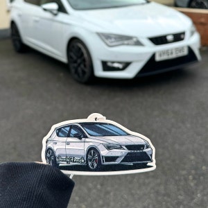 SEAT Leon FR Car Air Freshener: Automotive Gift