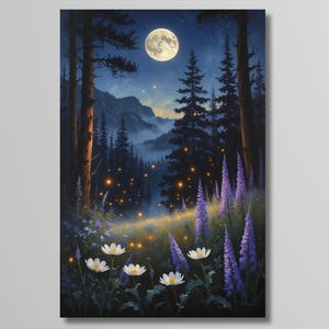 Tela de folhas de outono, arte de parede com natureza e floresta, pôster de árvore, folhas de outono amarelas, arte de parede em tela, pôster de folhas, árvore de outono, decoração de parede de verão