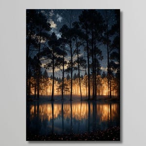 Herbstlaub Leinwand, Natur Wald Wand Kunst, Baum Poster, gelbe Herbst Blätter, Leinwand Wand Kunst, Blätter Poster, Herbst Baum, Sommer Wand Dekor
