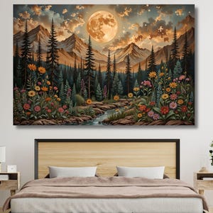 Gustav Klimt Tree of Life Canvas Art Print: Summer Wall Decor