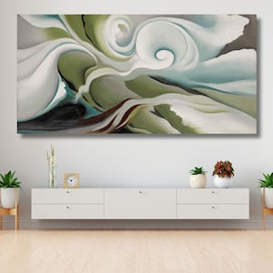 Georgia O&#39;Keeffe Nature Forms Gaspé Canvas Wall Art Georgia Okeefe Print, Framed Painting, Georgia Okeeffe Large Canvas Art, Gift Wall Art