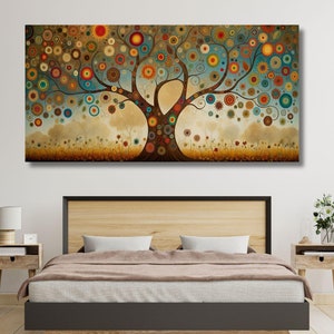 Gustav klimt the tree of life Canvas Life Art, Gustav Klimt Gift Canvas, The Tree Of Life Canvas,Tree Life Canvas Art Gift Christmas Gift