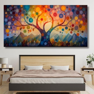 Gustav klimt the tree of life Canvas Life Art, Gustav Klimt Gift Canvas, The Tree Of Life Canvas,Tree Life Canvas Art Gift Christmas Gift