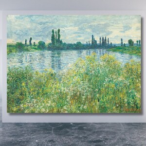 Claude Monet&#39;s Canvas design print spring paint Wall art Still Life Claude Monet&#39;s Canvas Poster Claude Monet Design Christmas Gift
