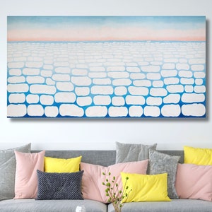 Georgia O&#39;Keeffe Sky above Clouds Canvas Wall Art Georgia O&#39;Keeffe Giclee Reproduction Wall art O&#39;Keeffe Classical Print Christmas Gift