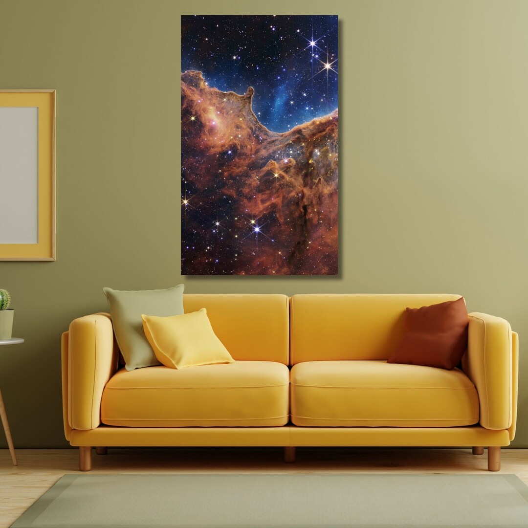 NASA Carina Nebula Deep Field Canvas Wall Art James Webb Space ...