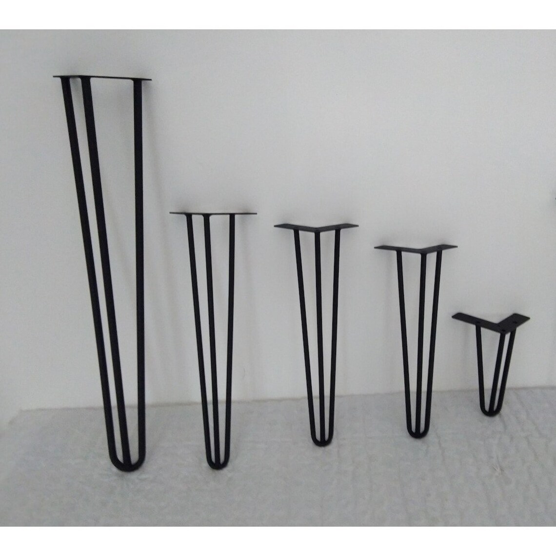 Hairpin Legs Set of 4 Coffee Table Legs 3rod DIY Table Leg Etsy