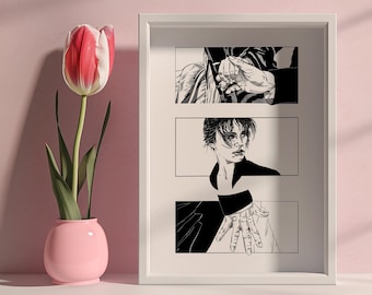 The Hand Scene | Pride & Prejudice 2005 | Hand-drawn Illustration | Darcy and Elizabeth| Jane Austen