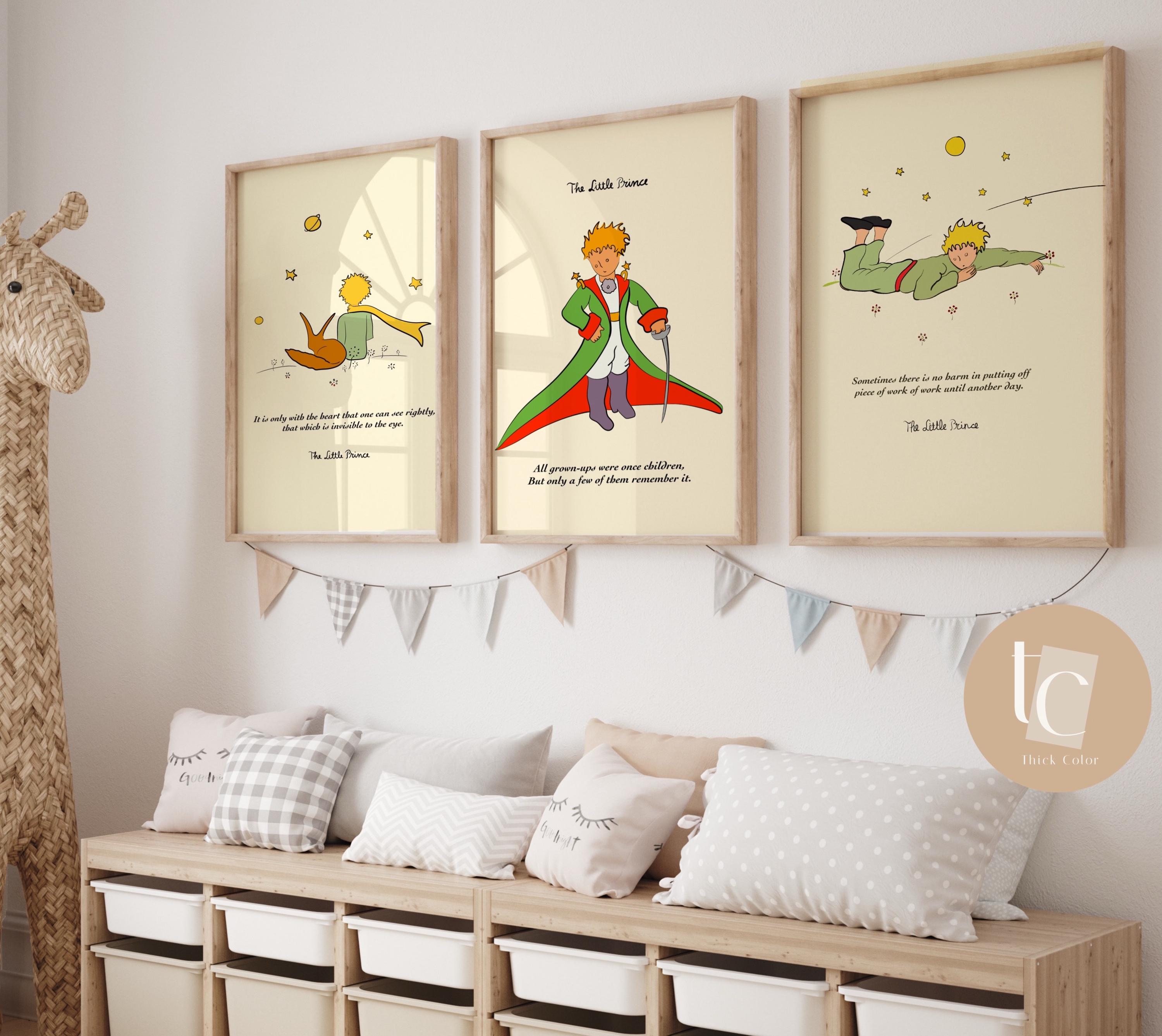 Le Petit Prince Wall Art Print, the Little Prince Nursery Wall Art ...