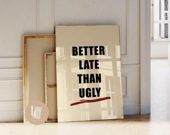 Funny Sweary Quote Print, Rude Typography Wall Art