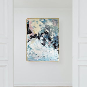 Textured Waterscape painting | textured painting | modern art | modern decor