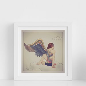 Bikram Yoga Kunstdruck - Yoga Print - Yoga Pose Print Pheonix Wandkunst