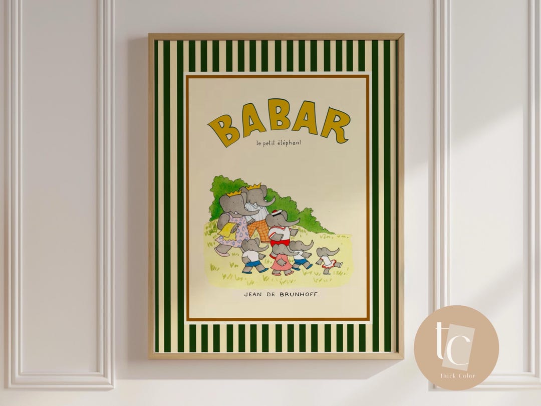 額装品/Babar et Ses Enfants/ジャンドブリュノフ/インテリア il_1080xN.6891042180_rn8q.jpg