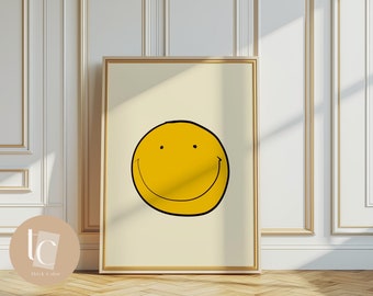SMILEY Coffee Table | Wall Art | by Lowkey Lyss - Etsy