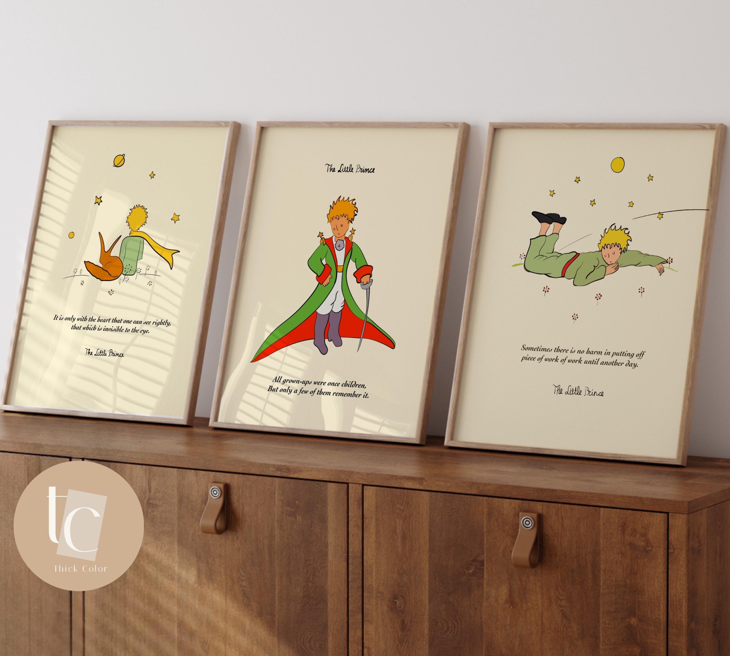 Le Petit Prince Canvas Print, Retro Nursery Decor - Etsy