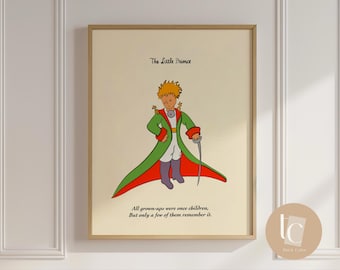 LE PETIT PRINCE シルクスクリーン アート The Little Prince Print