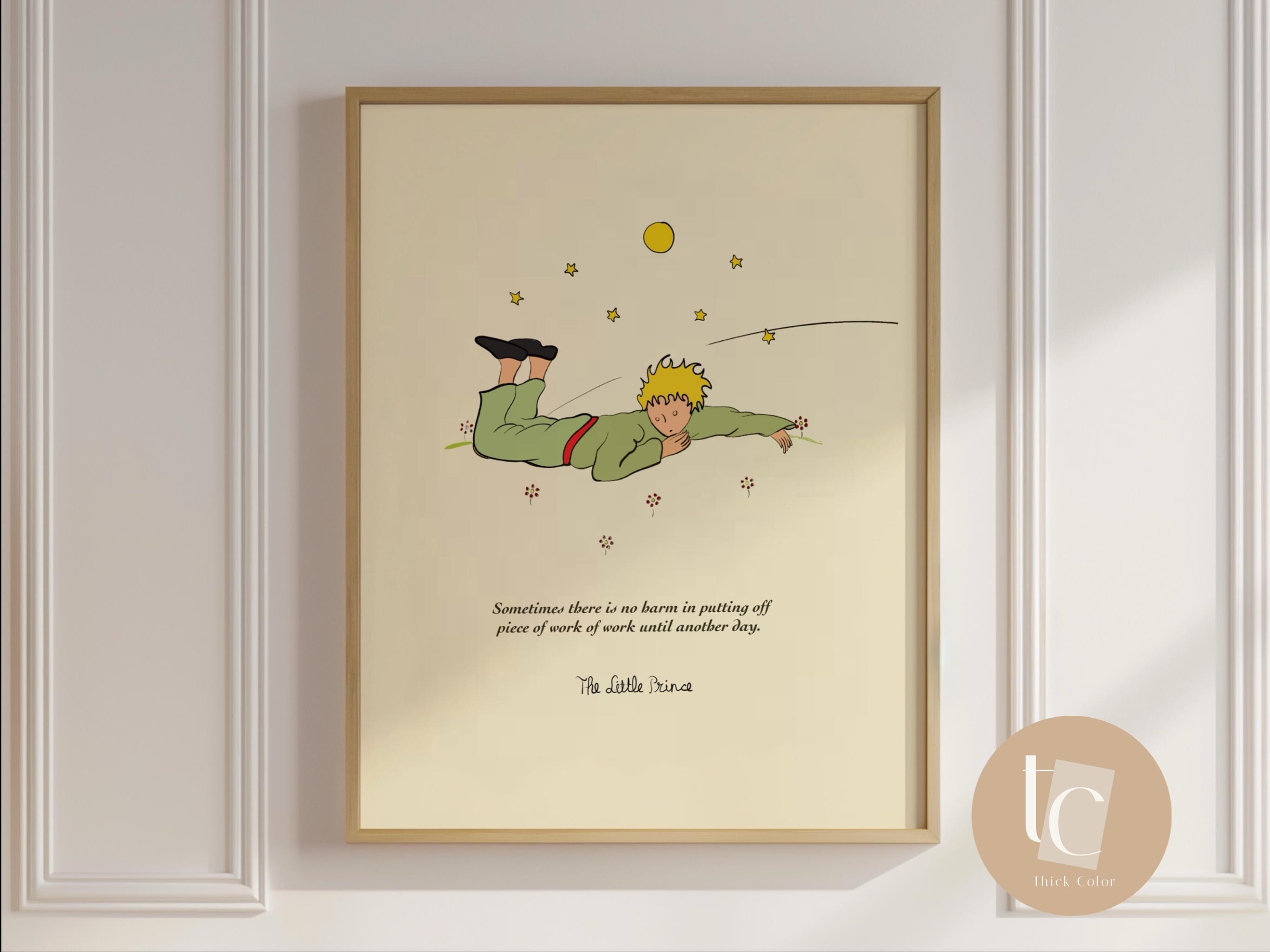 Le Petit Prince Wall Art Print, the Little Prince Nursery Wall Art ...