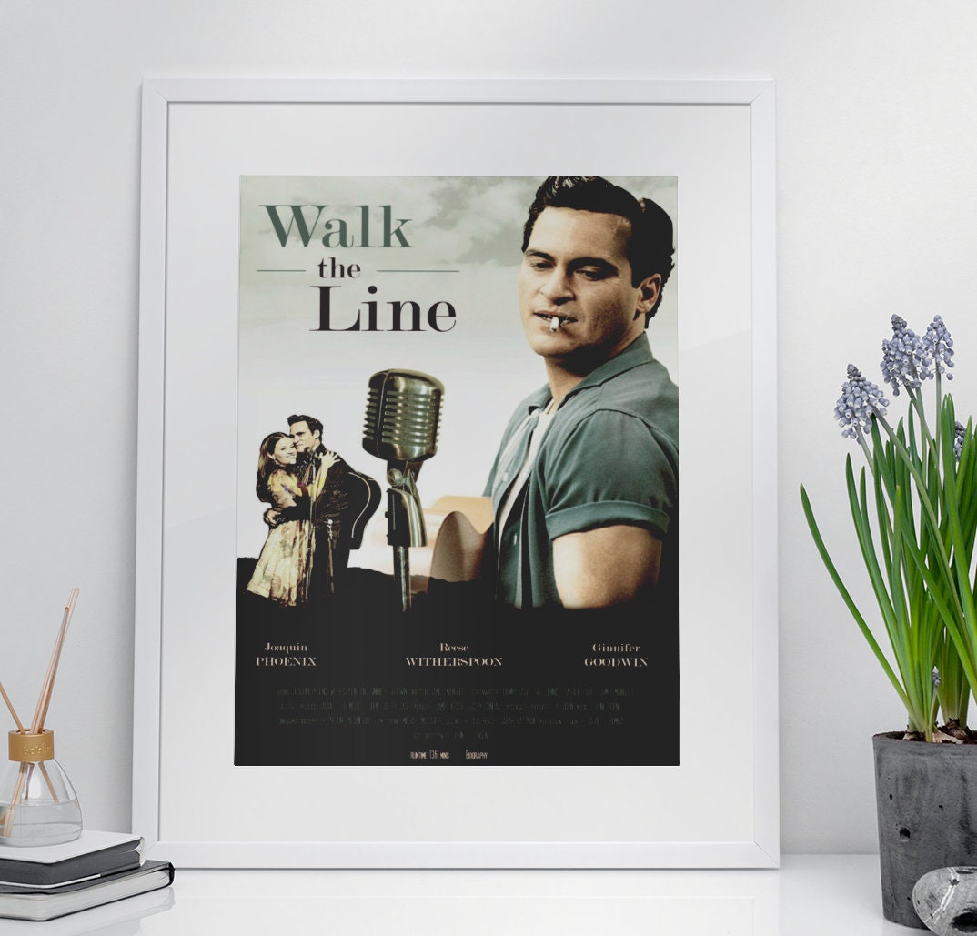 Walk The Line Movie Poster Haute Résolution Imprimable Wall Etsy