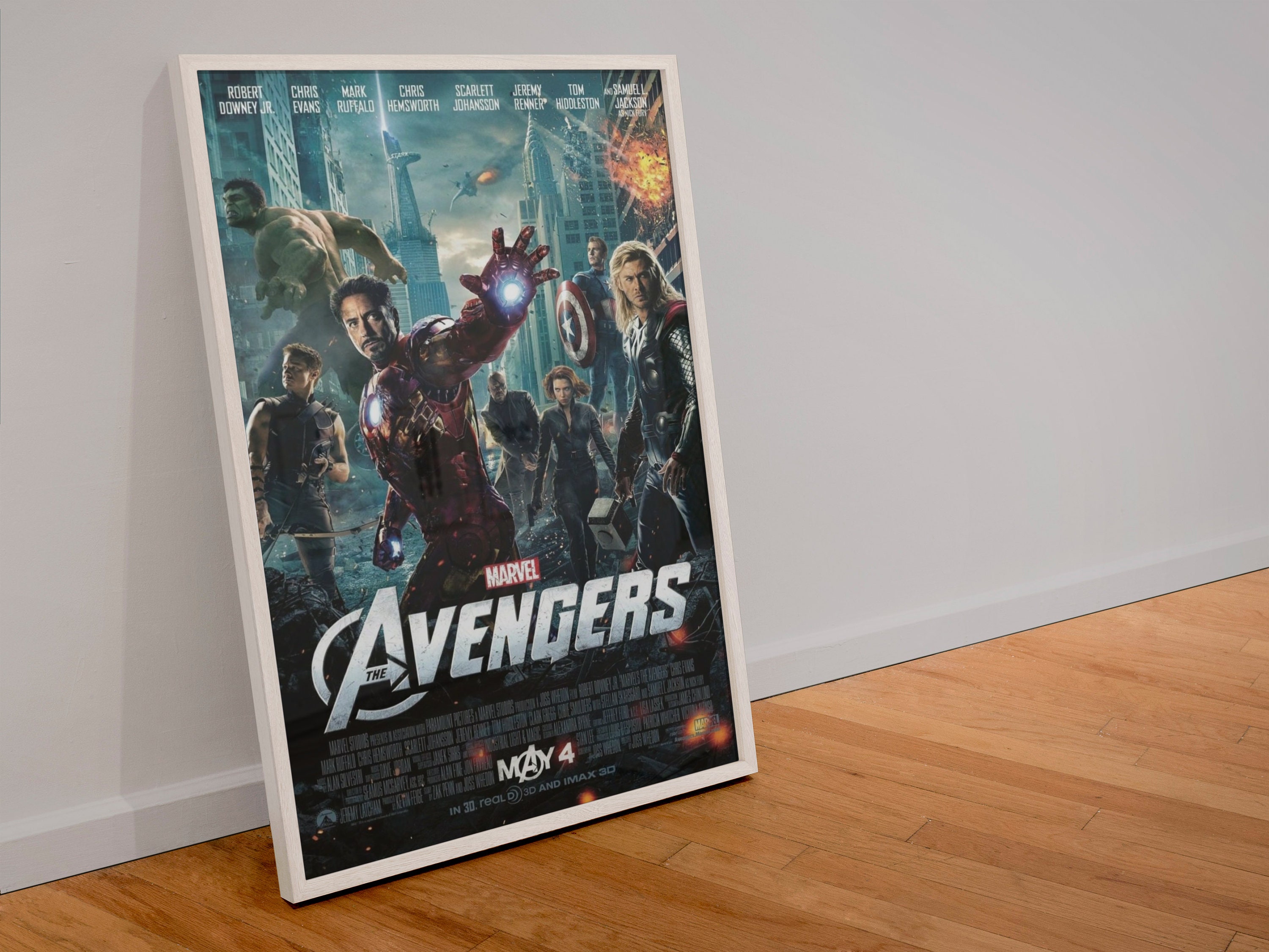 Marvel's The Avengers Marvel Movie Poster New Wall Art Etsy