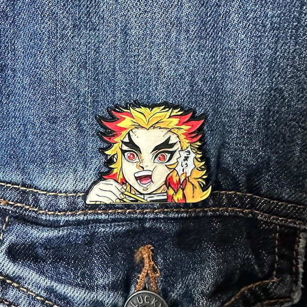 Flame Hashira Enamel Pin