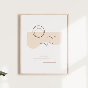 Ocean Line Kunstdruck