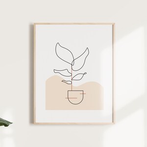 Geigenblatt Linie digitaler Kunstdruck